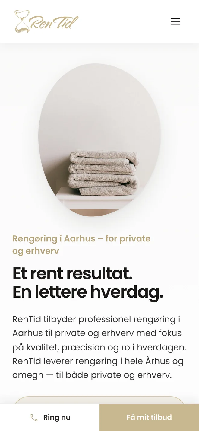 ren-tid.dk pirmas ekranas telefone