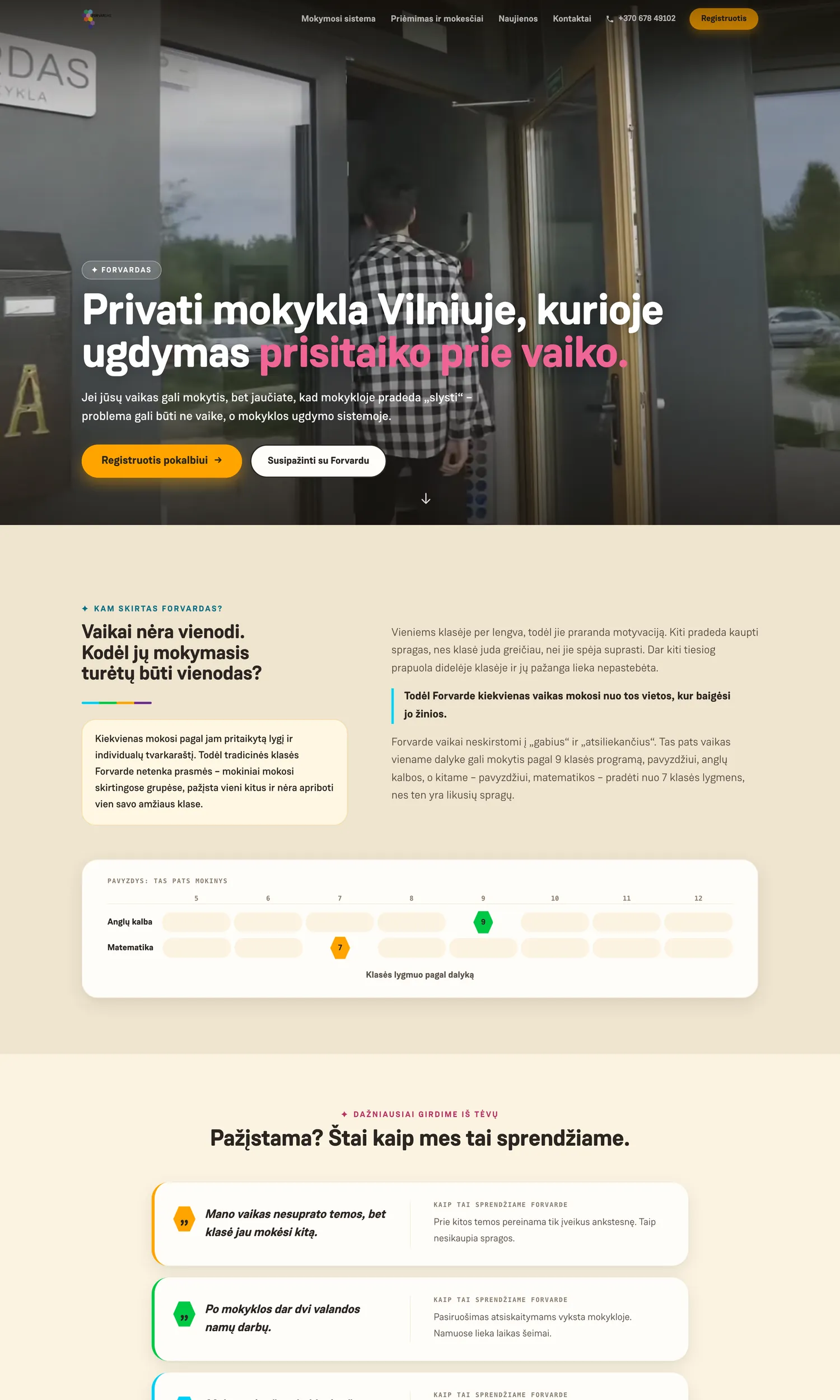 forvardas.lt — website screenshot