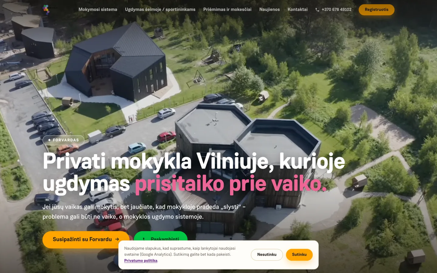 forvardas.lt — tikra ekrano kopija