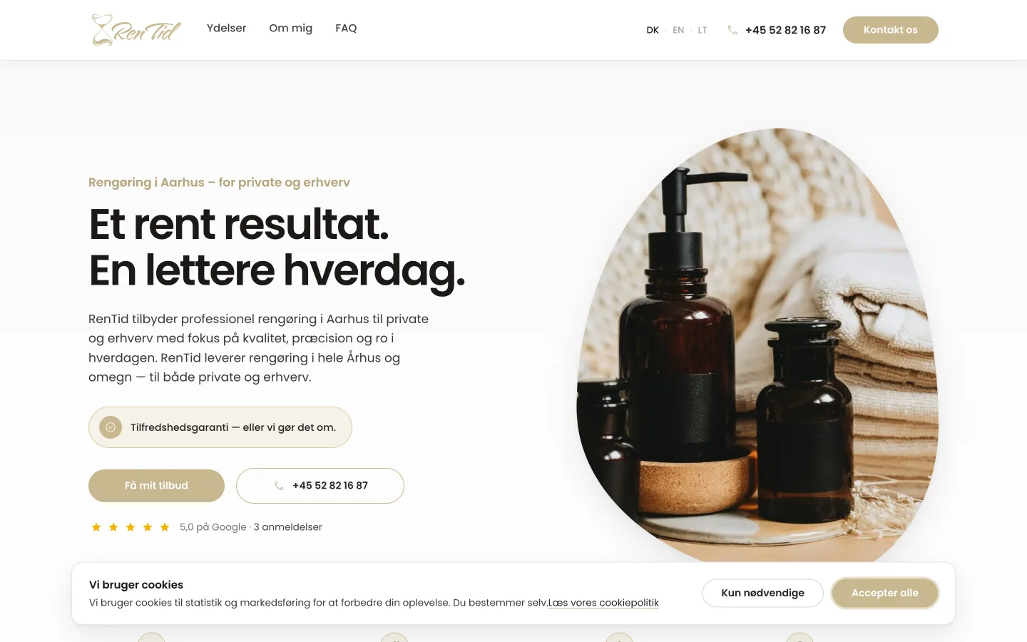 ren-tid.dk — tikra ekrano kopija