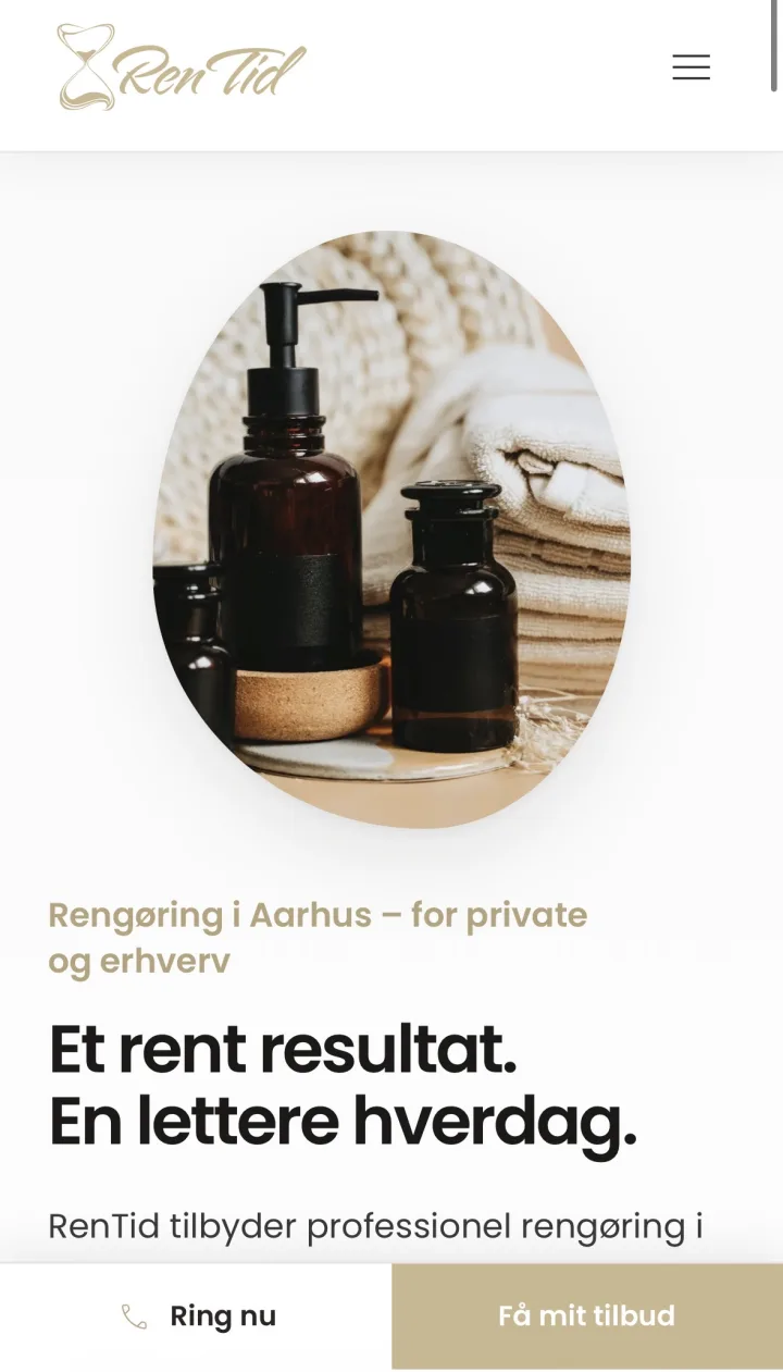 ren-tid.dk — mobilus vaizdas